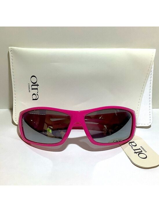 Otra Amari Pink Wraparound Sheild Sunglasses New main image 4